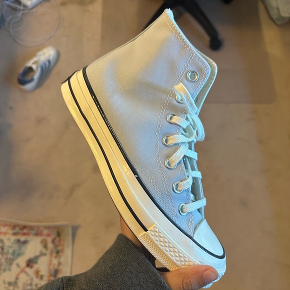 Light Pale Blue Converse - Picture 3 of 3